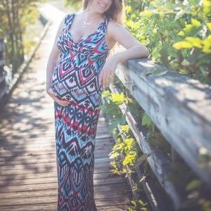 Maxi dress cute neckline